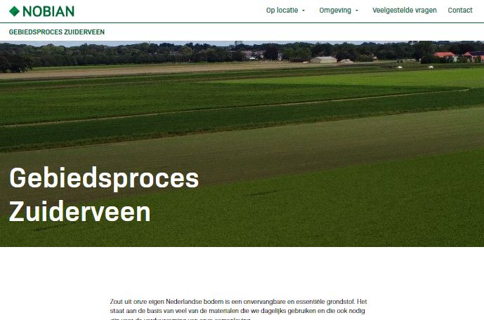 Nu live: Projectwebsite Gebiedsproces Zuiderveen